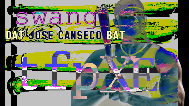 swang dat jose canseco bat